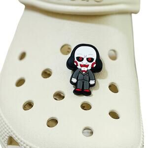 Croc Jibbitz | Saw Jigsaw Shoe Charm | Halloween Horror Movie Gift